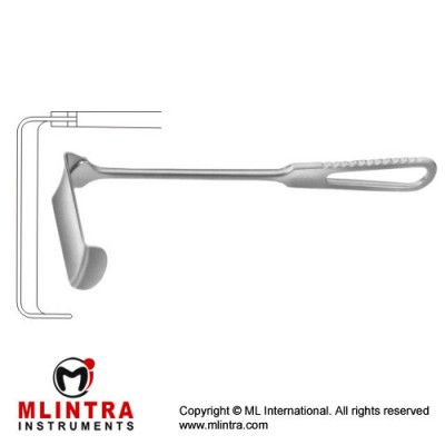 Morris Retractor Stainless Steel, 24.5 cm - 9 3/4" Blade Size 70 x 40 mm